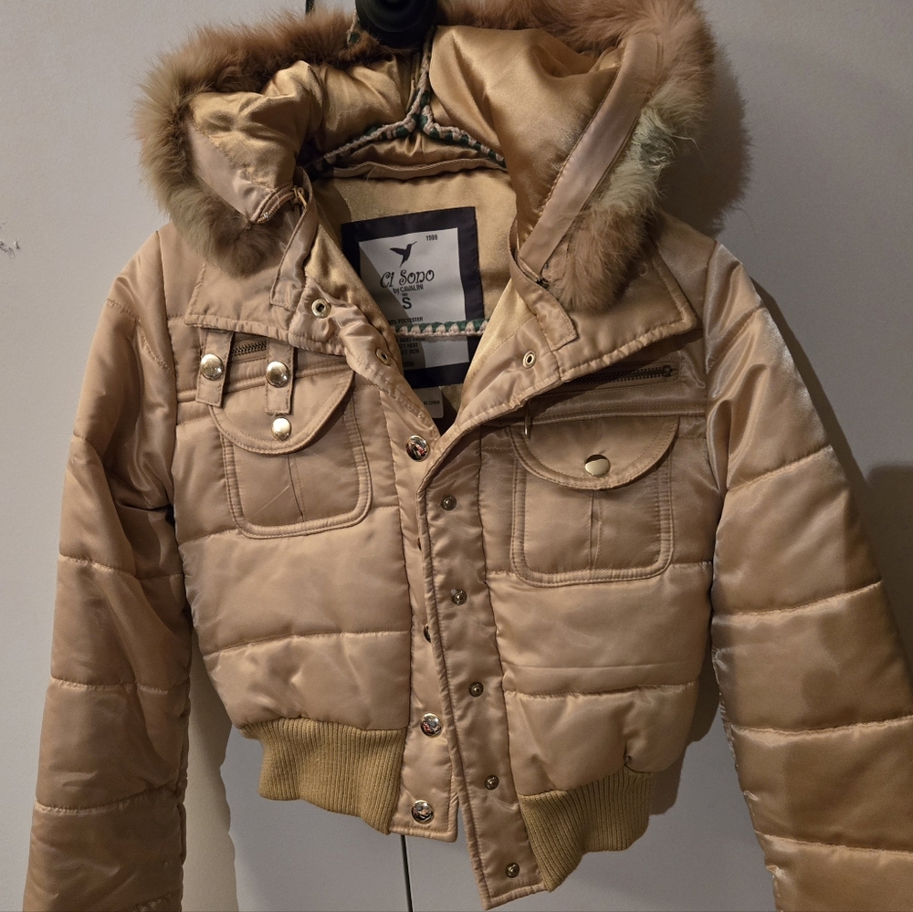 Ci Sono by Cavalini women's gold jacket